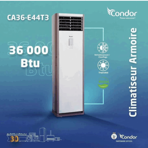 CLIMATISEUR CONDOR ARMOIRE INVERTER 36000btu💎